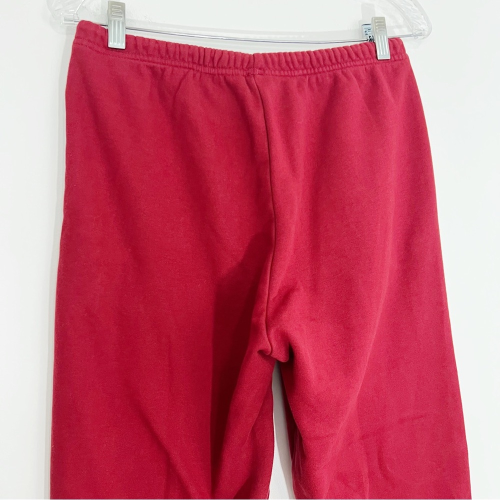 Skims Cotton Fleece Classic Jogger Sweatpants in Brick Red Size Small - Picture 7 of 9